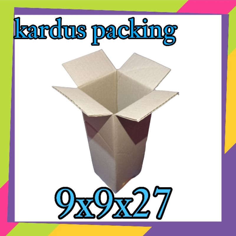 

kardus packing UK 9x9x27 kardus kecil kardus besar