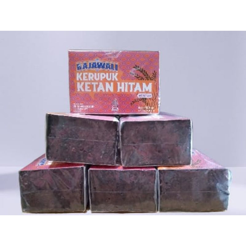 

Kerupuk Puli Ketan Hitam Cap Rajawali Berat 250g