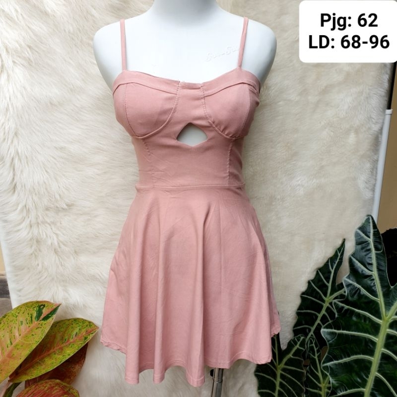 Mini Dress Pink Cup Bra