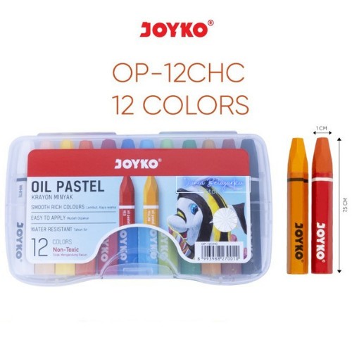

Oil Patel Crayon Titi 12 Warna/ Crayon Joyko 12 Warna