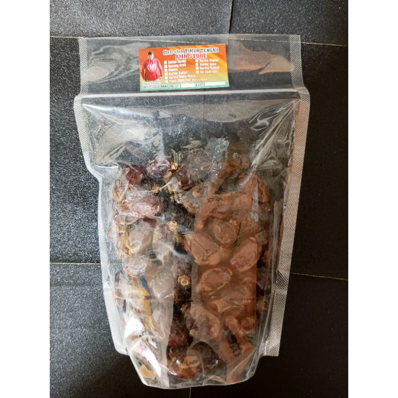 

kurma Madinah - kurma khalas premium kemasan plastik pouch ±1.000gr