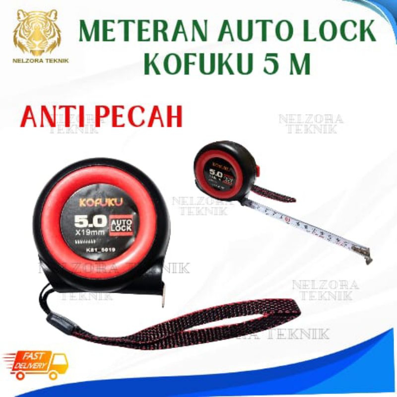 

Meteran Auto Stop / Meteran Anti Pecah KOFUKU 5 M