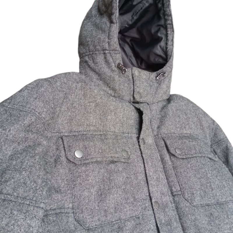 GU UNIQLO PUFFER WOOL JACKET SECOND