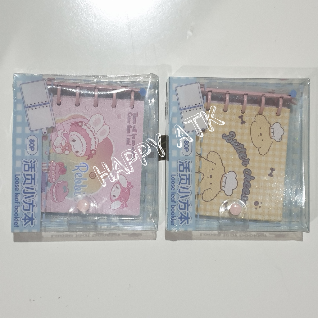 

BINDER / BUKU CATATAN / LOOSE LEAF BOOKLET BINDER SANRIO KUROMI CINNAMONROLL