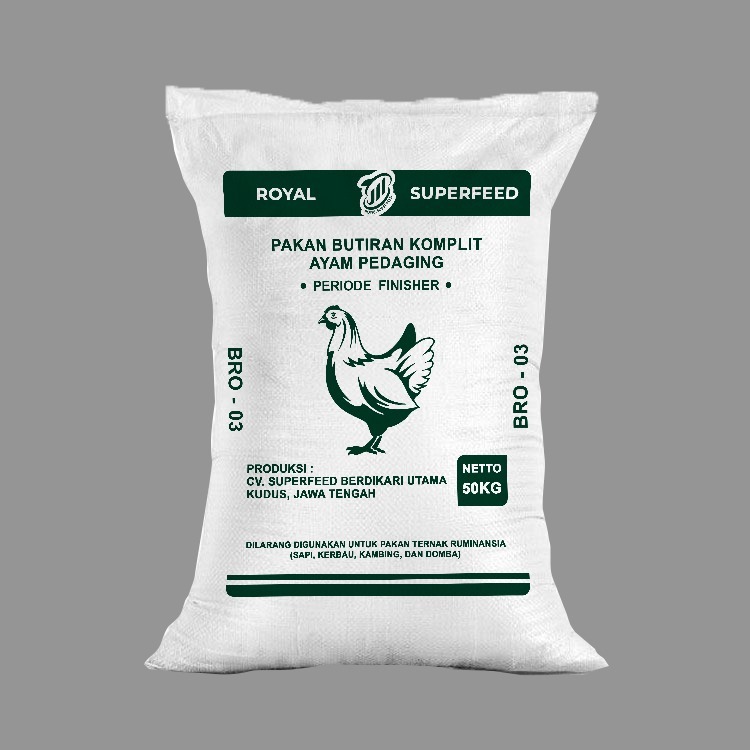 Pakan Jadi Broiler Finisher / Ayam Pedaging / Ayan Dewasa/ Pellet