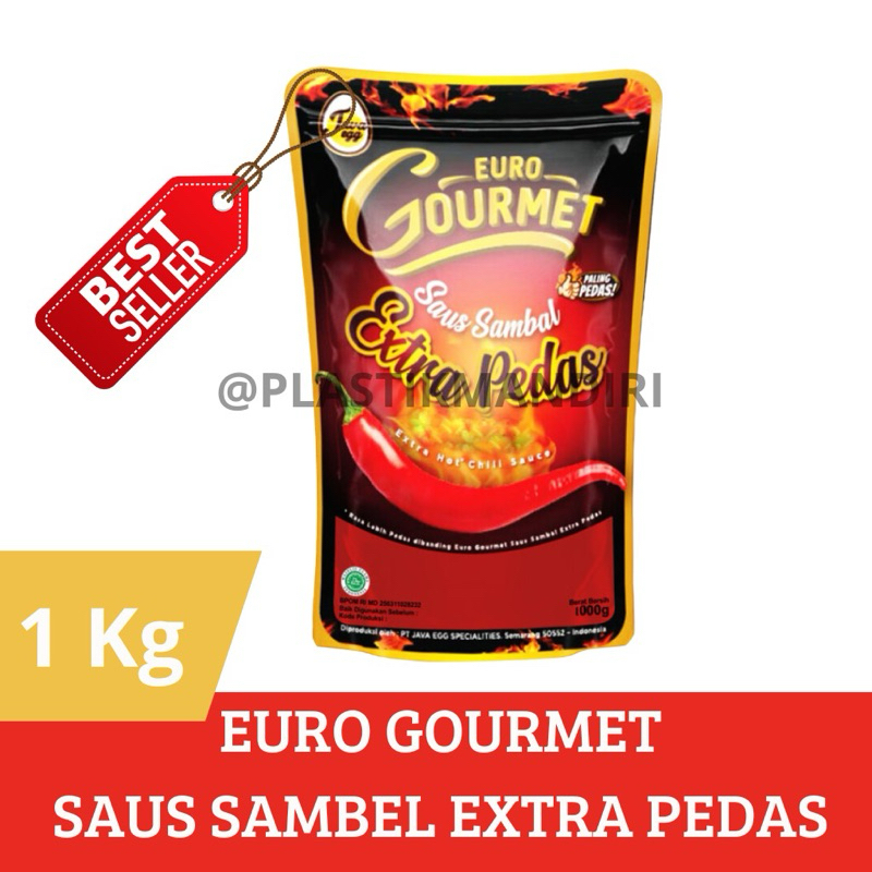 

Euro Gourmet Saus Sambel Extra Pedas 1 Kg