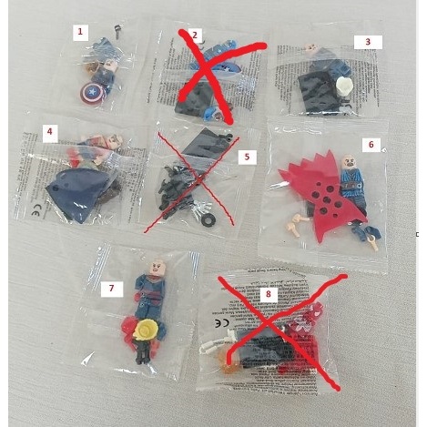 Lego Base plate Bootleg Minifigure Superheroes Marvel DC BARU