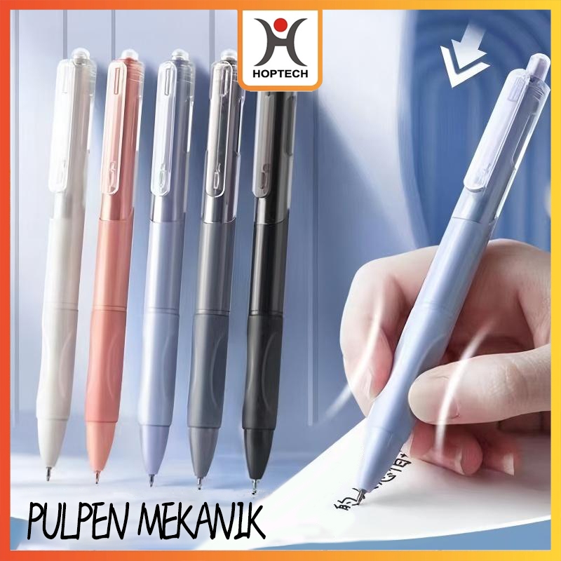 

Hoptech - Pulpen Gel Retractable 4 Warna 0.5mm Cepat Kering | Alat Tulis Sekolah & Kantor 1 PCS