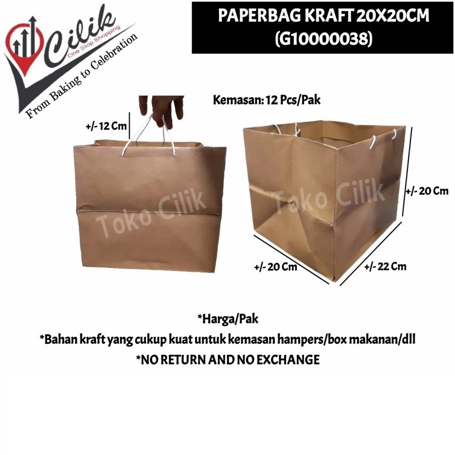 

paperbag+kraft+20x20cm+tas+kertas+coklat+samson+kemasan+box+dus+hampers