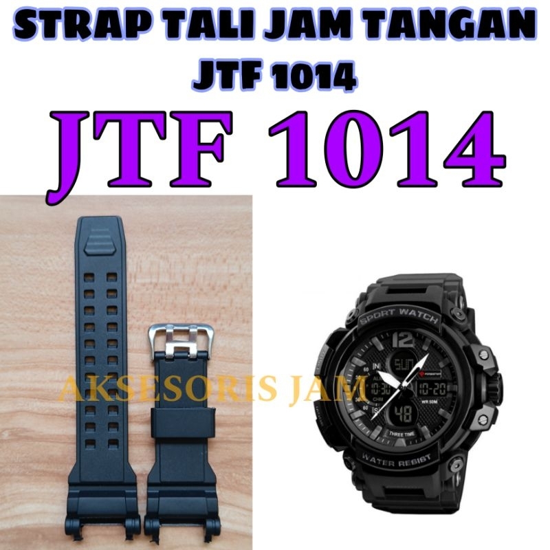 STRAP TALI JAM TANGAN JTF FORESTER JTF 1014 RUBBER STRAP JTF-1014 JTF1014
