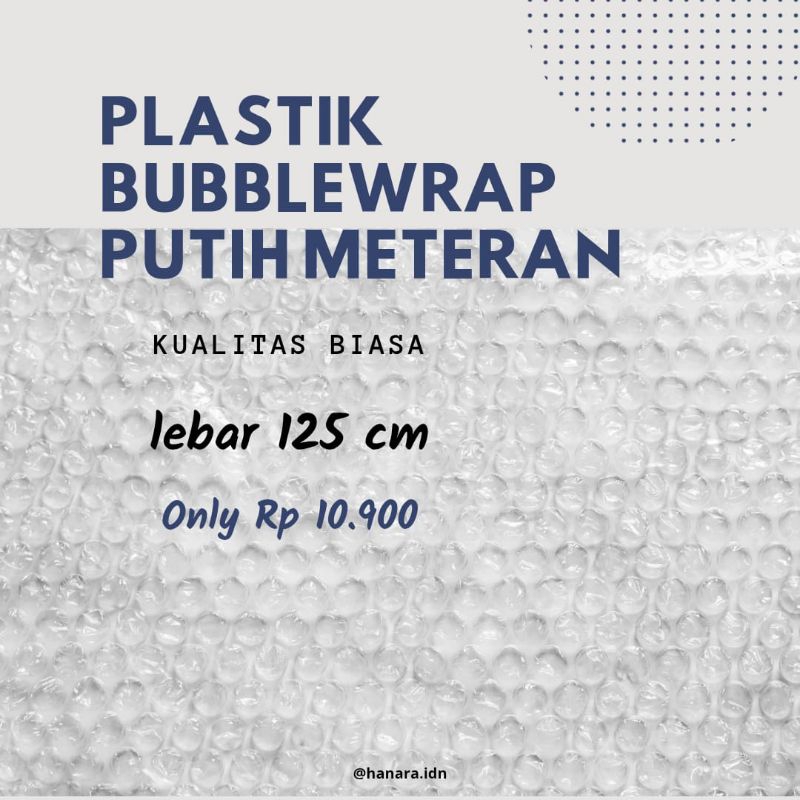 

Plastik Bubblewrap Putih