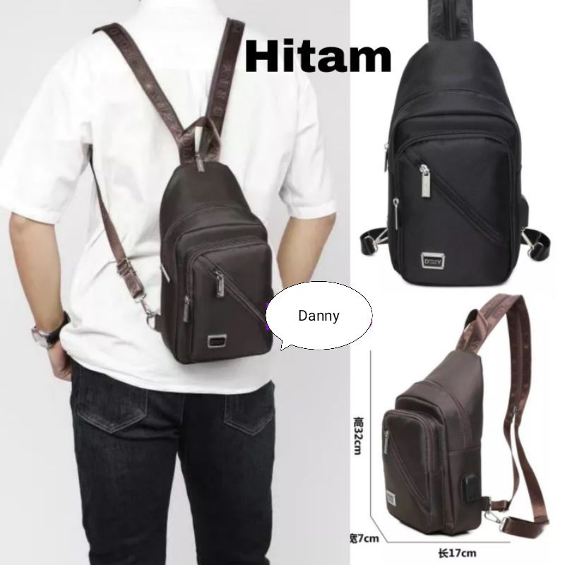 Tas sling bag tas selempang polo. Danny