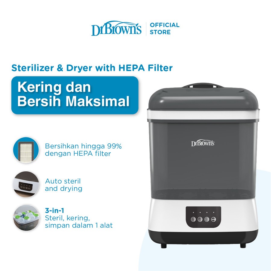 Dr. Brown's AC178 Sterilizer dan Dryer dengan HEPA Filter