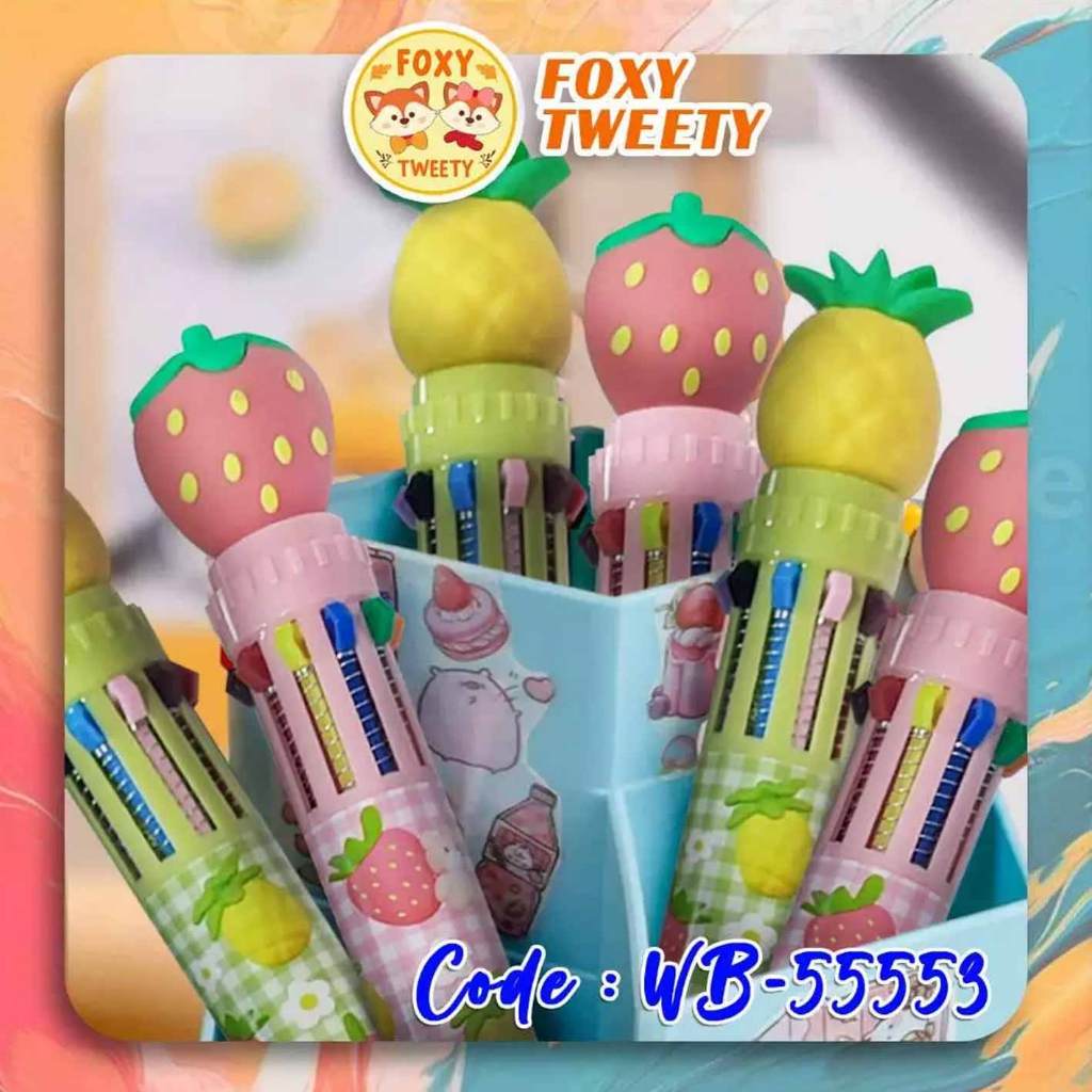 

(Live) Bulpoin 10 Warna WB-55553 - Buah
