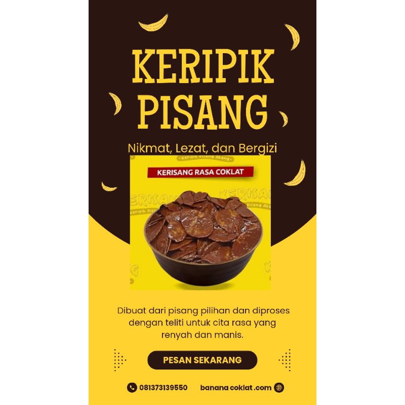 

KERIPIK PISANG COKLAT LAMPUNG ENAKPOLL