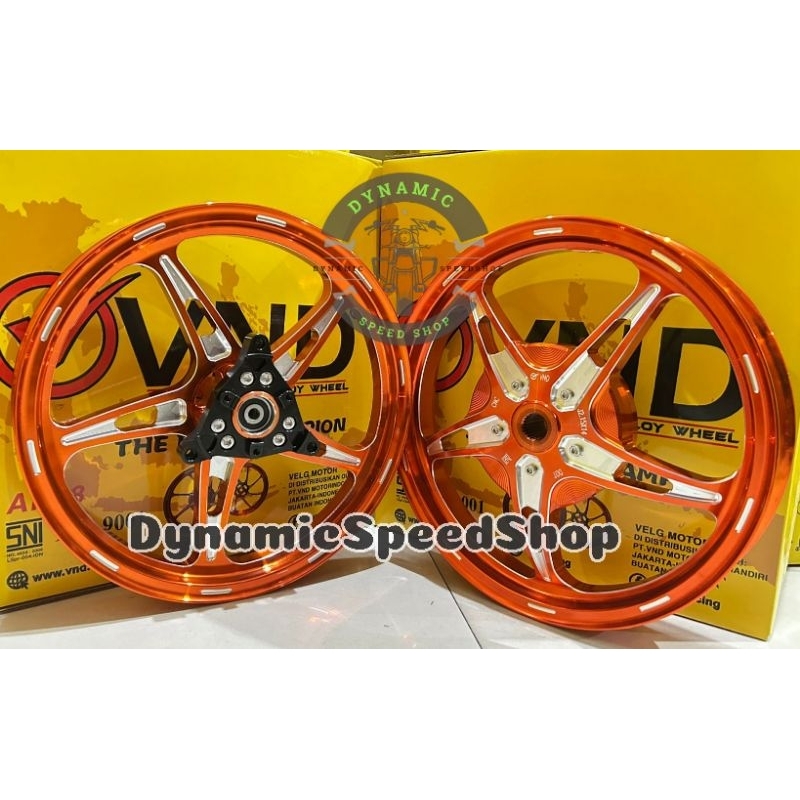 Velg Vnd Bintang Laut Aerox 155 185x14 & 215x14 Velg Racing Vnd Bintang Laut Aerox lama/  Aerox nvx 