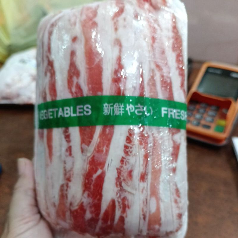 

Belly slice shortplate 500gr