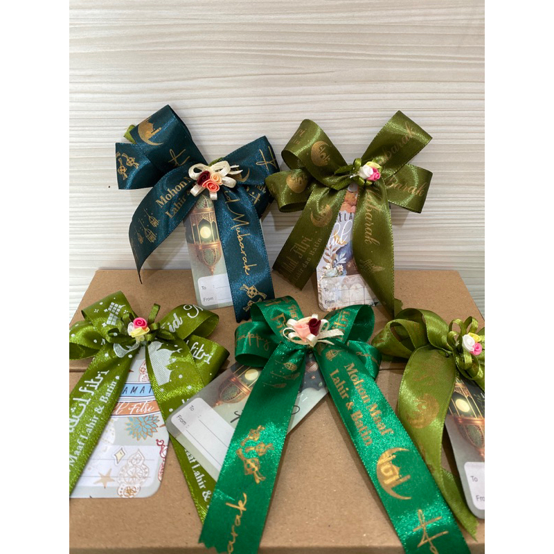 

Ready Stok Pita Lebaran /Pita Hampers Lebaran/Pita Souvenir Lebaran/Hangtag Lebaran