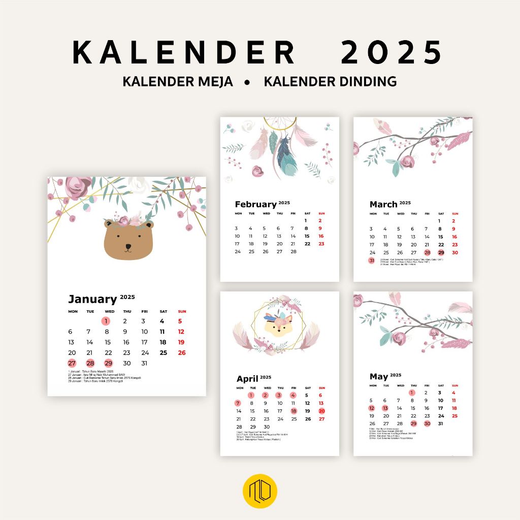 

V. 4 KALENDER MEJA KALENDER DINDING KALENDER TEMPEL TEMA BOHO BERUANG AESTHETIC ESTETIK | KALENDER MURAH 2025 | KALENDER CUSTOM FOTO DAN NAMA | KALENDER 2024 12 LEMBAR MINI | KALENDER LUCU DESAIN UNIK | KALENDER KANTOR KALENDER SEKOLAH KALENDER PESANTREN