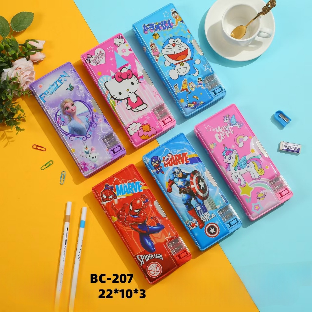 

SOS Kotak Pensil Magnet 10x22 Biasa Tipe A / Tempat Pensil / Pensil Case/Tepak