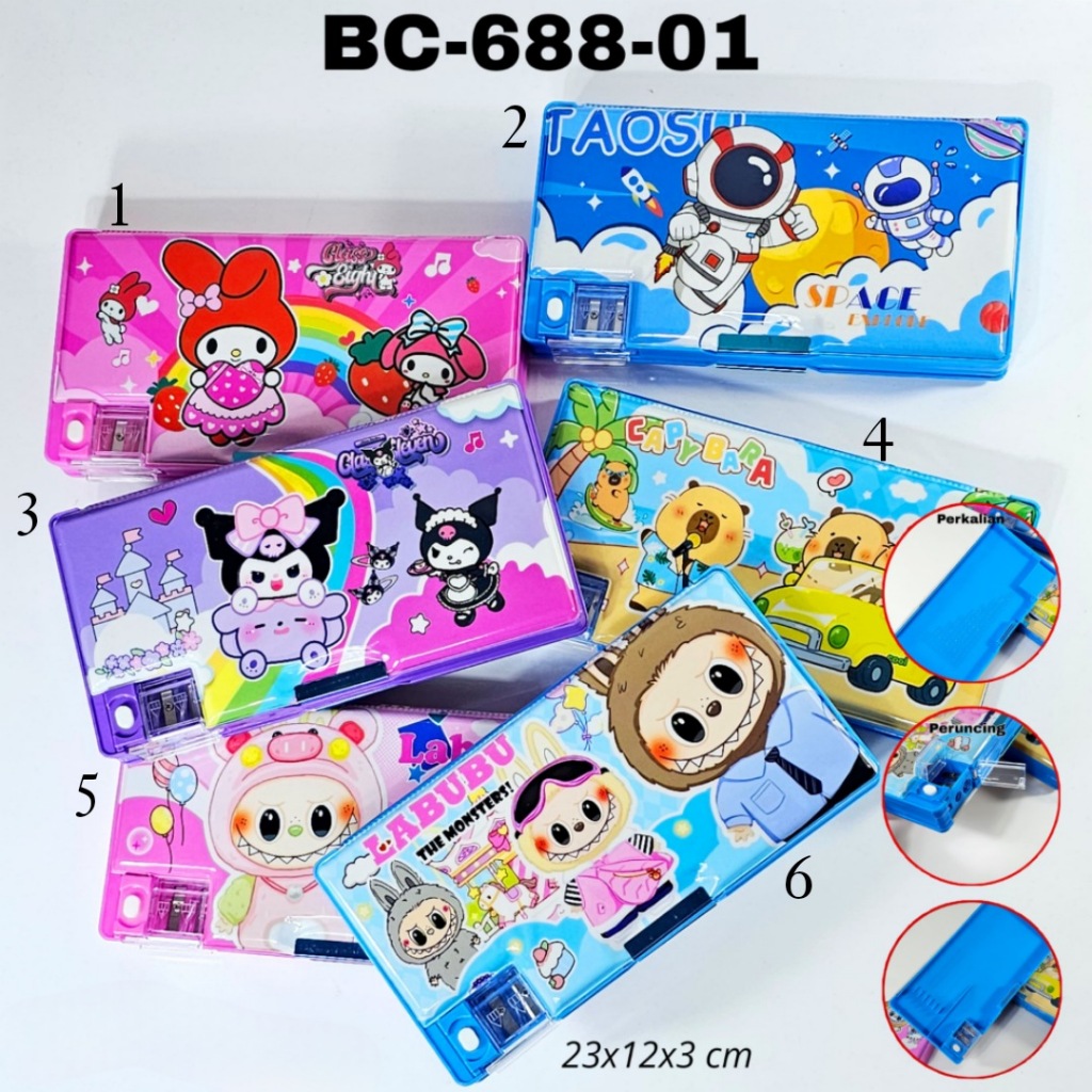 

SOS Kotak Pensil Magnet 12x23 Biasa Tipe A / Tempat Pensil/Pencil Case/Tepak SF6