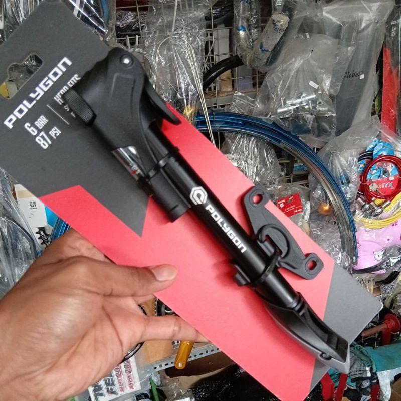 Pompa sepeda portable Pompa Polygon Pompa mini