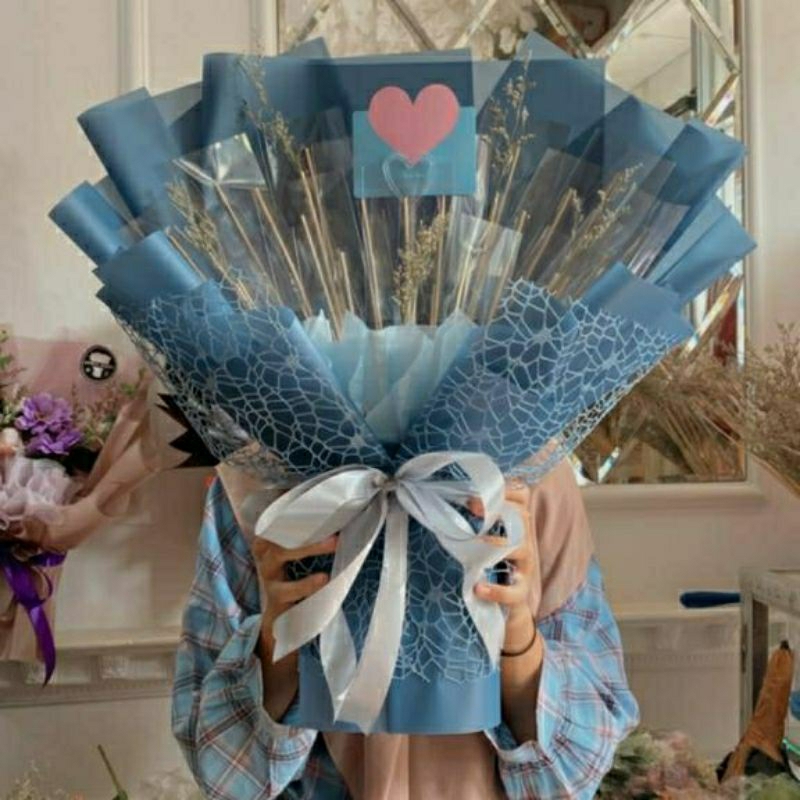 Buket Kosong Uang 50 40 30 20 10 Slot Lembar Bucket Uang Kosongan Money Bouquet Wisuda Wedding