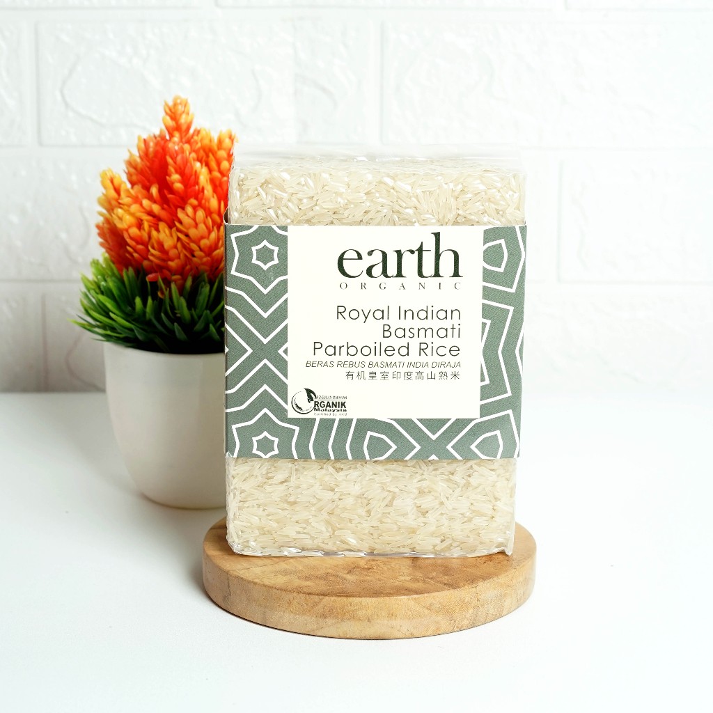 

Eart Living Organic Royal Indian Basmati Parboiled Rice 900gr