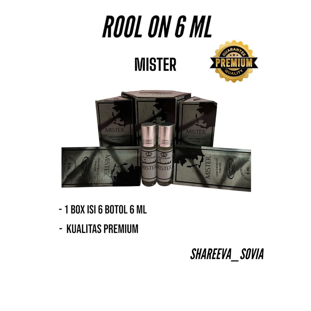 1 BOX AROMA MISTER ISI 6 BOTOL 6 ML BY TAMAM