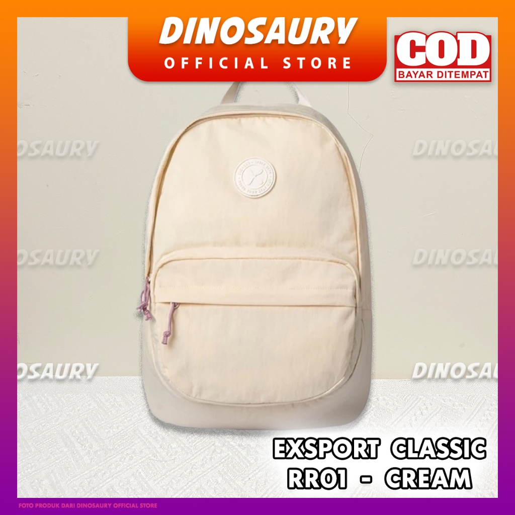 Tas Ransel Exsport Classic RR01 1979 Backpack - Krem - ORIGINAL Bag Export Eksport Wanita Pria Anak 