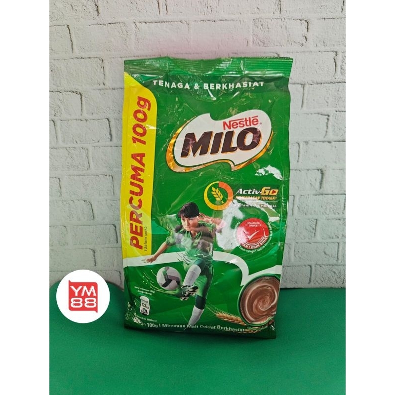 

MILO COKLAT ACTIV GO 1KG ( 900GR free 100 GR )