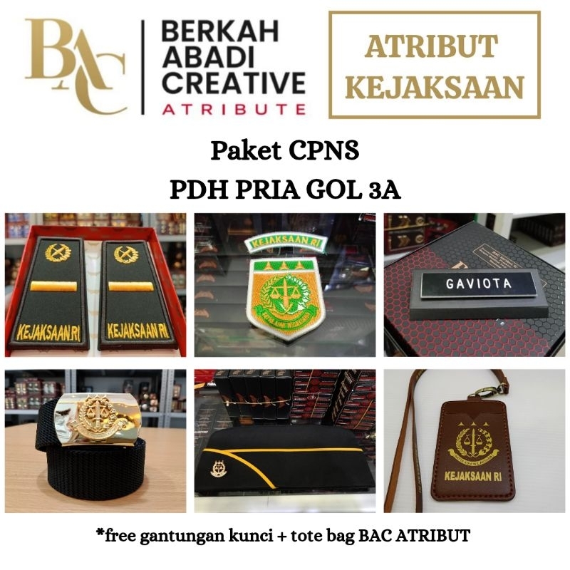 BAC ATRIBUT KEJAKSAAN - GOL 3A PAKET ATRIBUT CPNS KEJAKSAAN 2024 GOLONGAN 3A