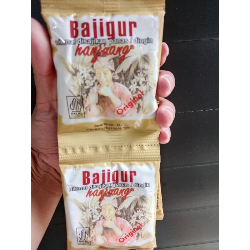 

Bajigur Hanjuang Original 1 Renceng isi 10 Sachet