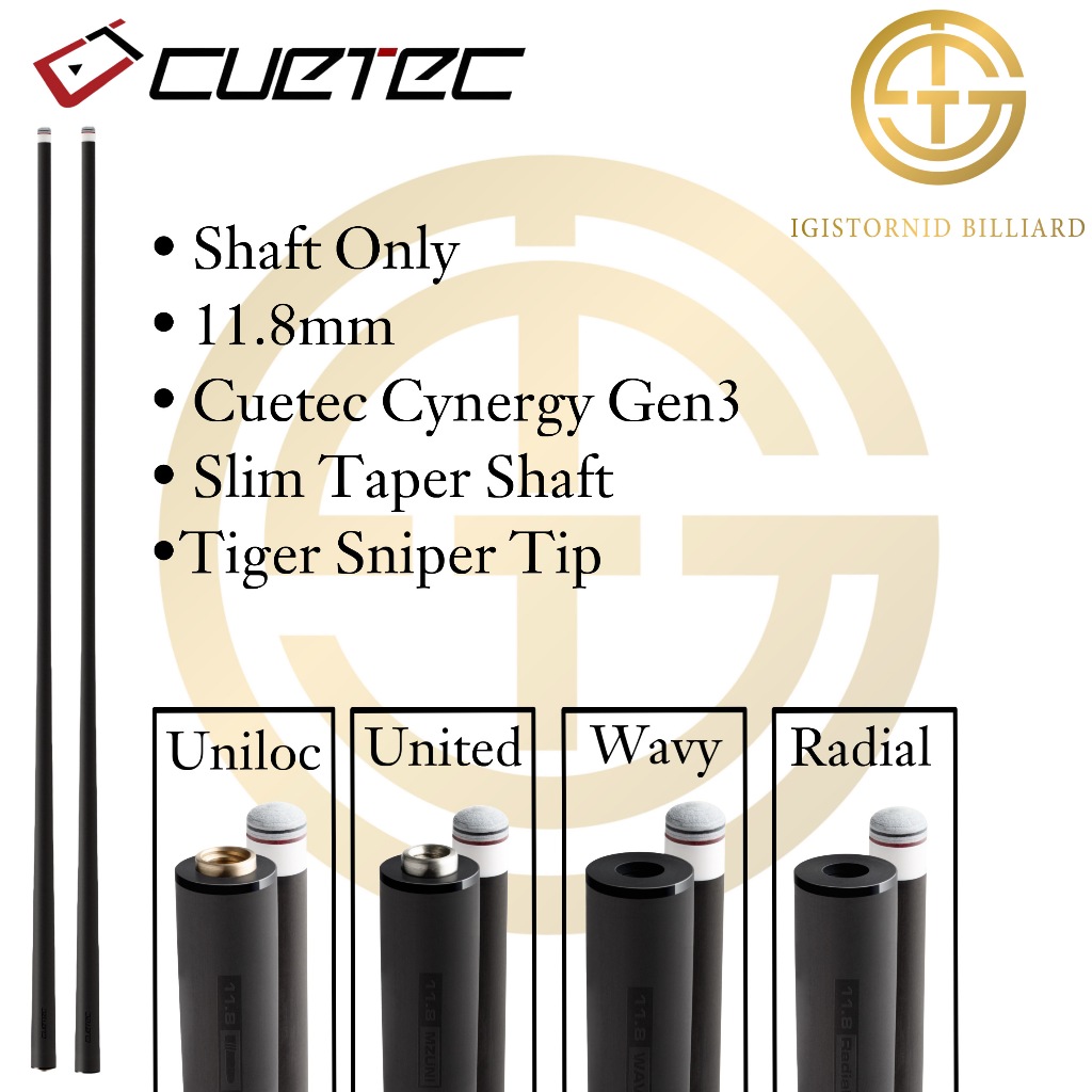 Cuetec Carbon Shaft 11.8mm (Shaft Only)