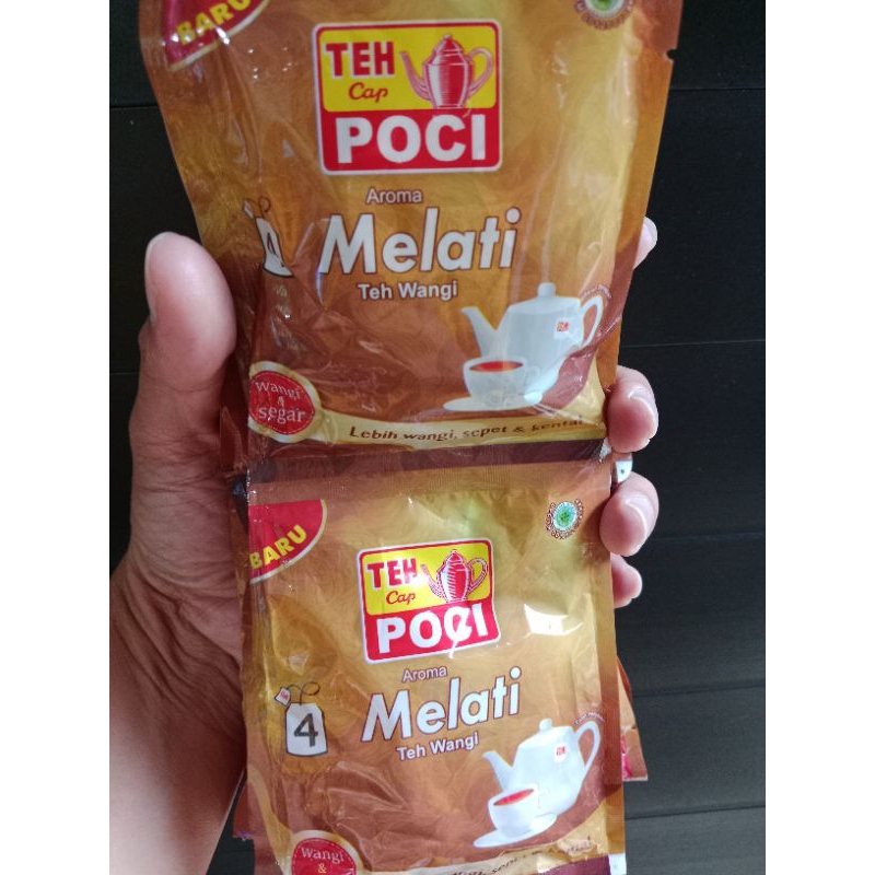 

Teh Cap Poci Aroma Melati 1 Renceng isi 10 Sachet