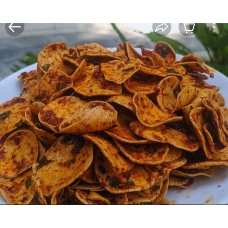 

seblak basreng pedas gurih daun jeruk