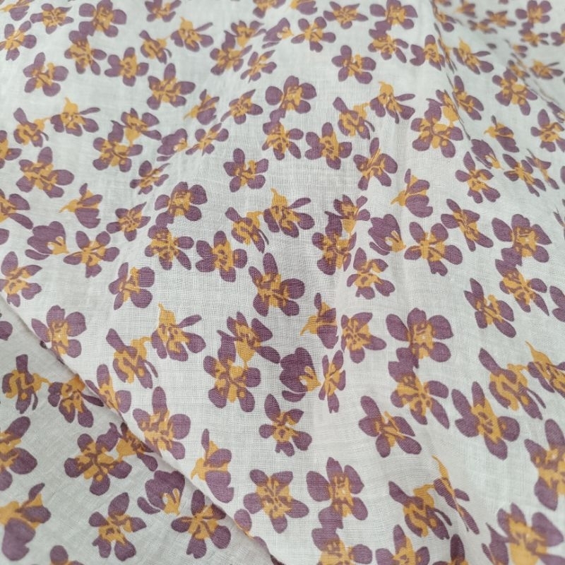 kain crincel motif - kain cotton crincle  - bahan kain silky crincel - kain krinkel motif - dress cr