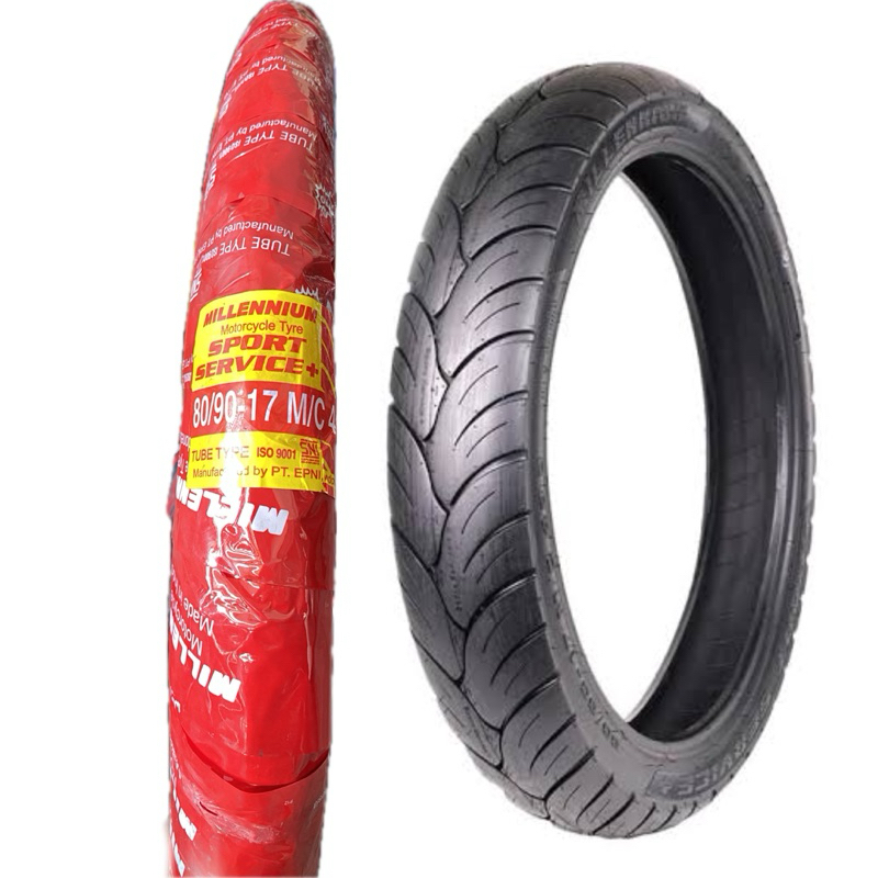 Promo Ban Motor Baru Milennium 80/90 & 70/90 ring 17 tubetype sport service