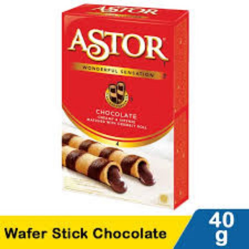 

Astor Wafer Stick Chocolate 40g