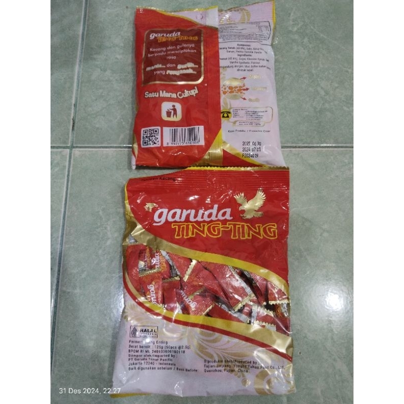 

Garuda Ting-Ting Permen Enting Enting Permen Kacang 125g