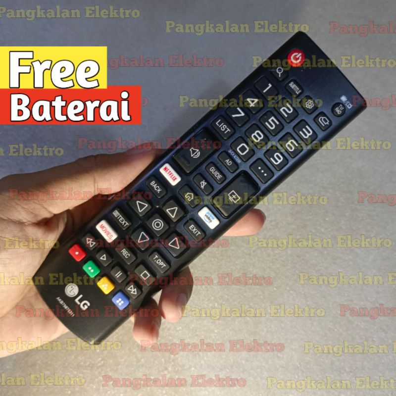 REMOTE TV LG SMART TV ORIGINAL AKB75675311 ASLI FREE BATU BATERAI REMOT TV LG SMART TV AKB75675311