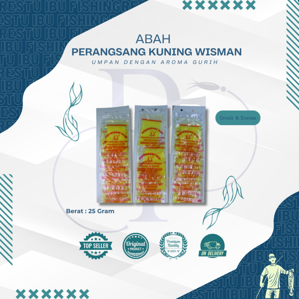 Umpan Ikan Wisman Abah Kuning - Umpan Pancing Ikan Mas