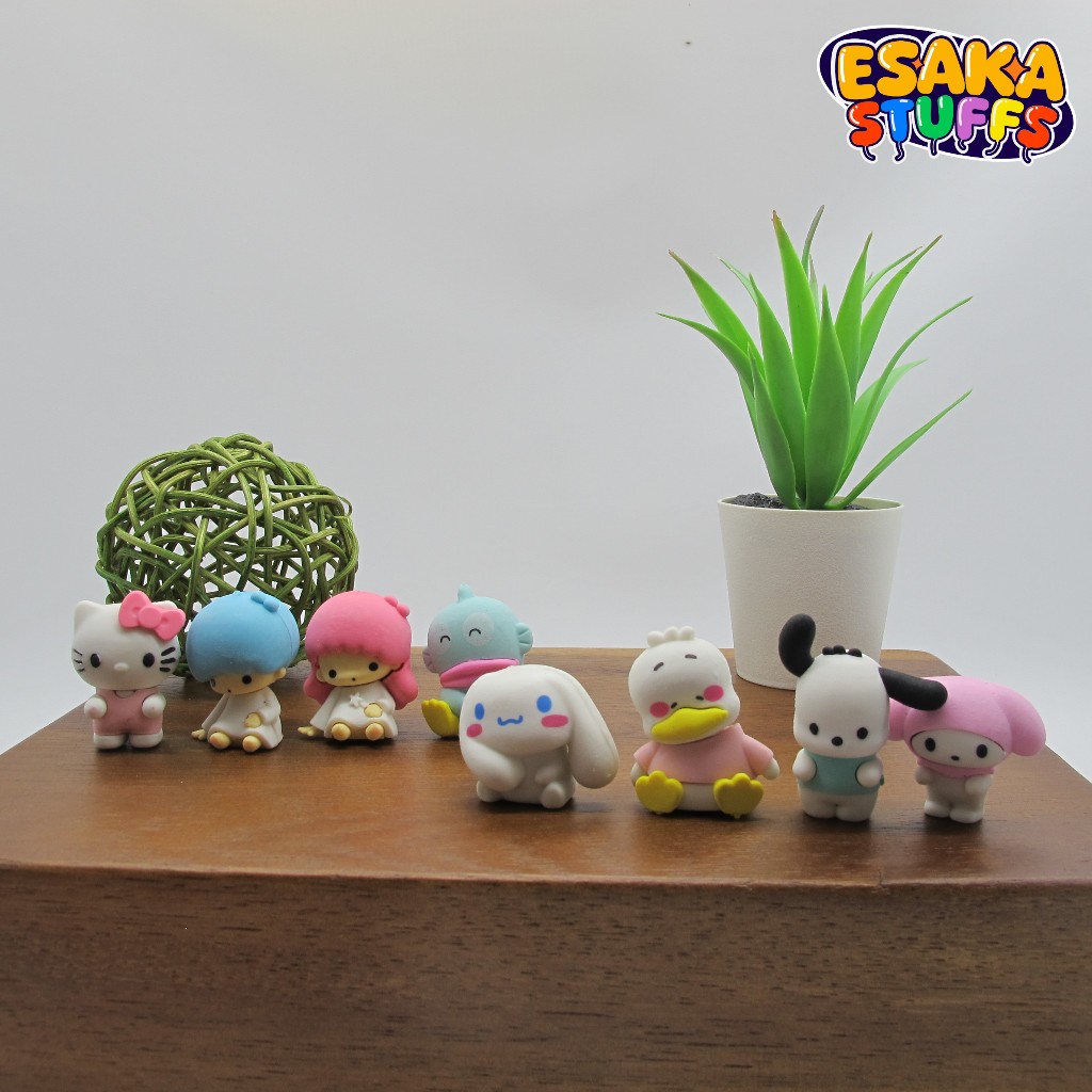 

1 Pack 4 Pcs Penghapus Anak Karakter Sanrio Alat Tulis Sekolah Anak 053