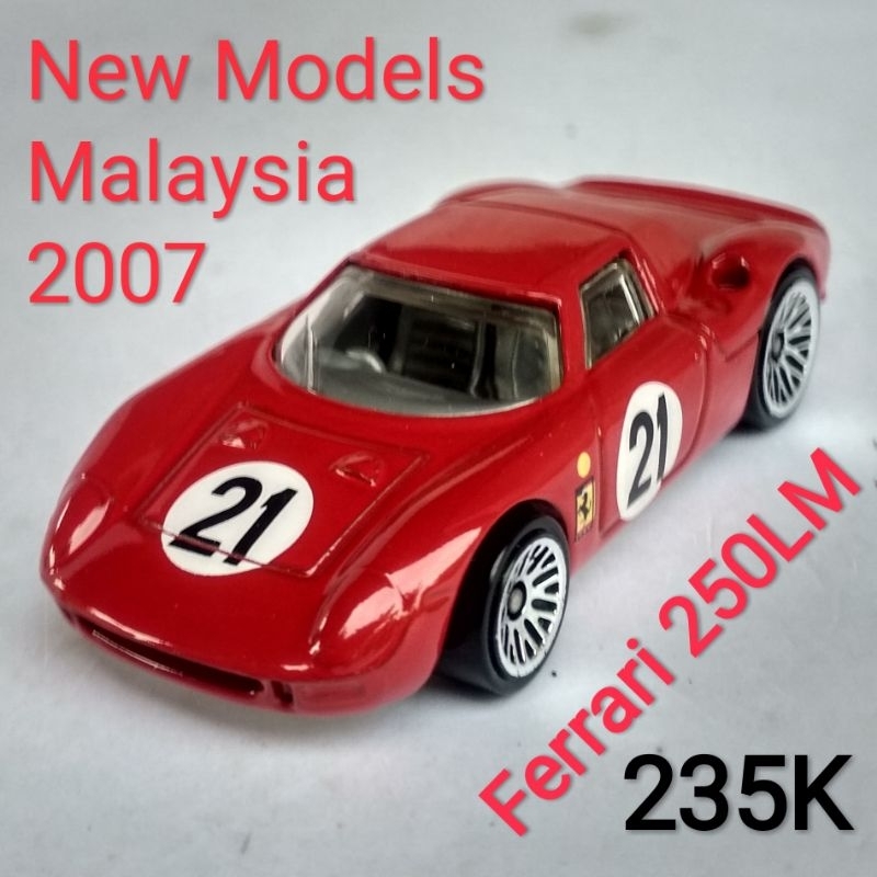 Hot Wheels New Models Ferrari 250 LM Merah