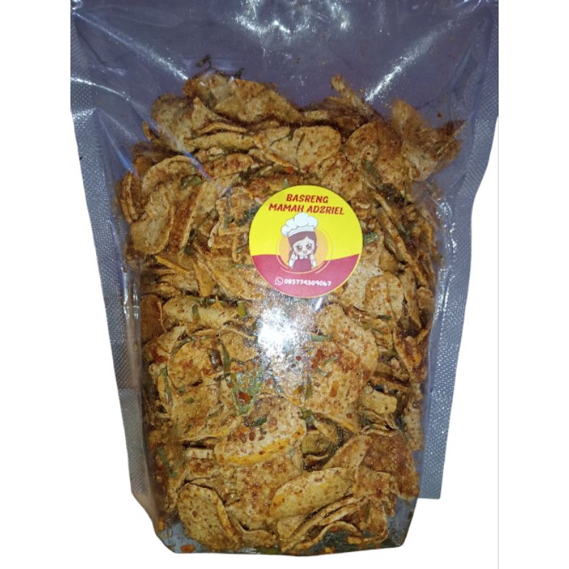 

KRIPIK BASRENG PEDAS DAUN JERUK KEMASAN 500GRAM