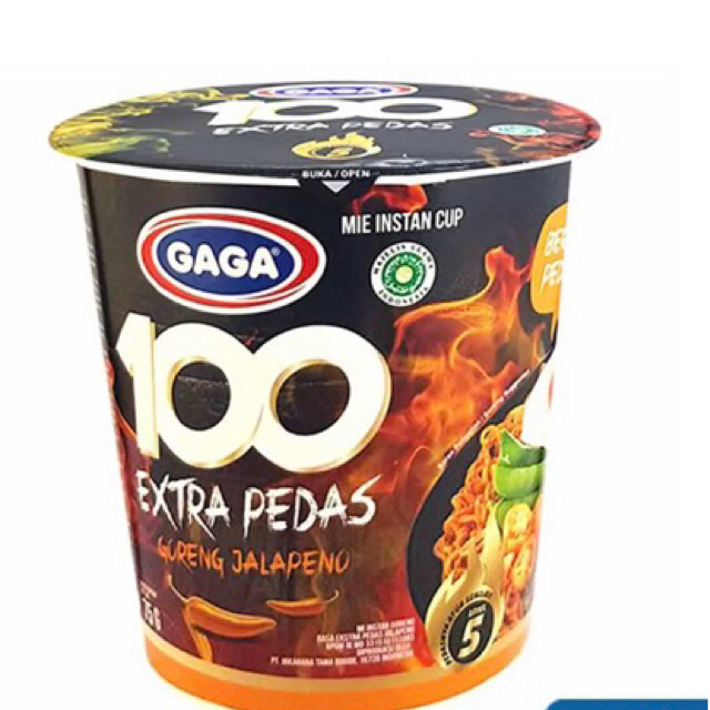 

(Misha) Toko yang Menjual Gaga Mie Goreng 100 Extra Pedas Jalapeno 75G