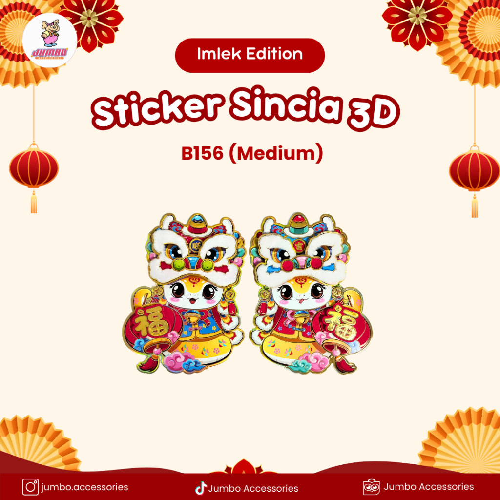

Imlek Special Edition Stiker Sincia B156 (Medium) Jumbo Accessories