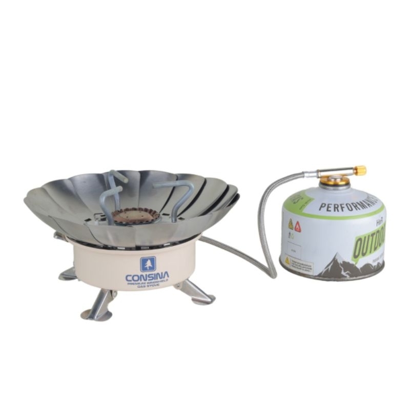 KOMPOR PREMIUM WINDSHIELD CONSINA  CAMPING PORTABLE WINDPROOF COOKING SET CONSINA