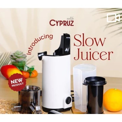 CYPRUZ JR-0001 Mini Slow Juicer | Alat Pemeras Buah dan Sayur