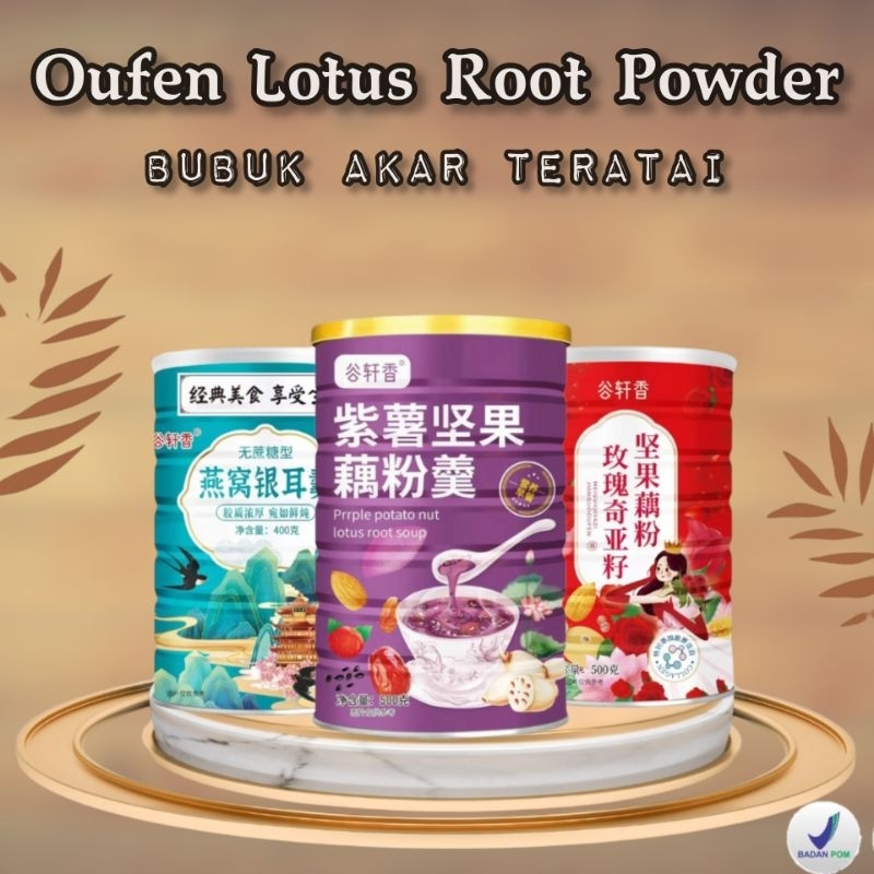 

Oufen Lotus Root Powder - Bubuk Akar Teratai Solusi Diet BPOM HALAL s